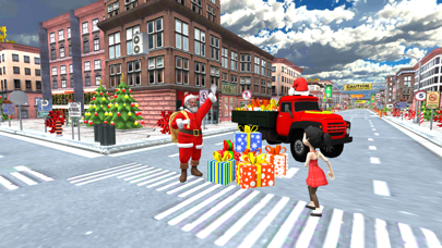 Screenshot #1 pour Christmas Santa City Driving