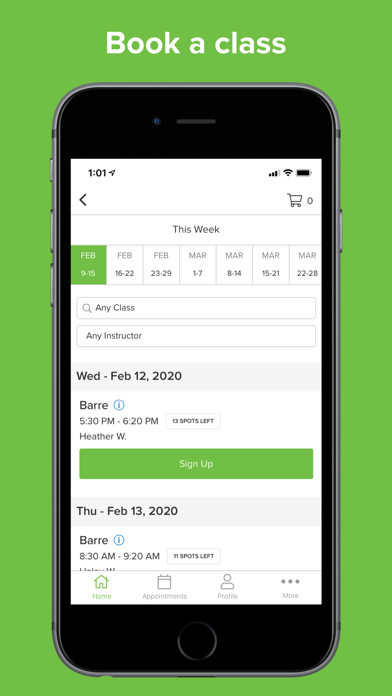 The Studio Barre and Wellness Screenshot