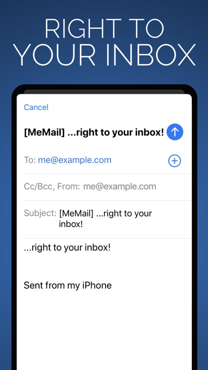 MeMail - Email yourself fast! screenshot-3