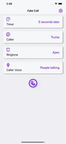 Captura de Pantalla 3 Fake Call Pro-Prank Call App iphone