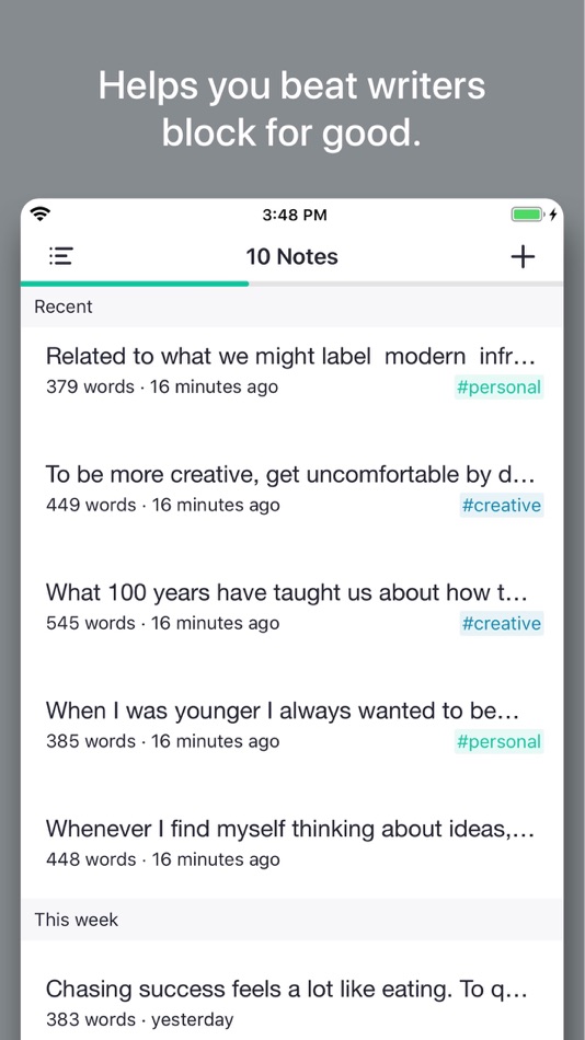 #1. Prompts for Writing (iOS) 由: Tanner Christensen