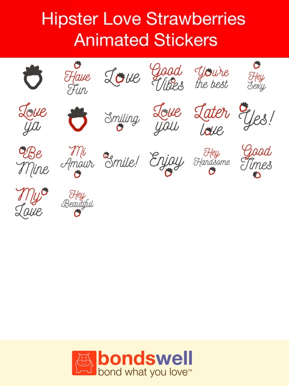 Screenshot #4 pour Hipster Love Strawberries