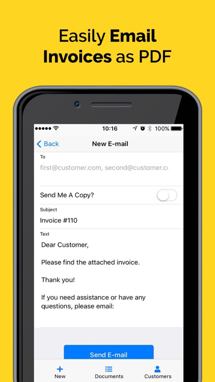 PDF Invoice Maker & Estimates