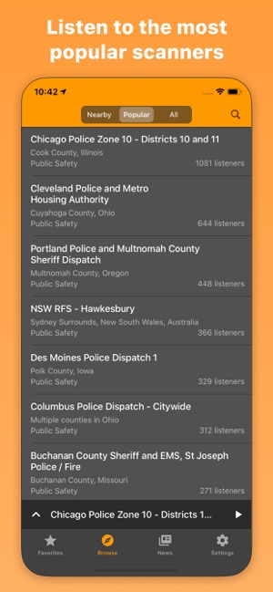 Police Scanner Radio & Fire(圖7)-速報App