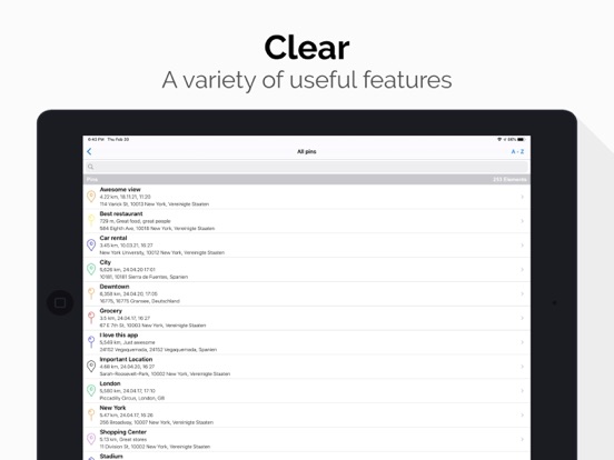 Screenshot #4 for Contact Map - The Map Planner