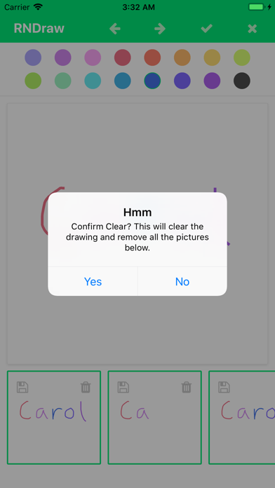 How to cancel & delete RNDraw from iphone & ipad 4