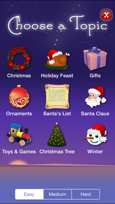 WordSearch Christmas HD Screenshot