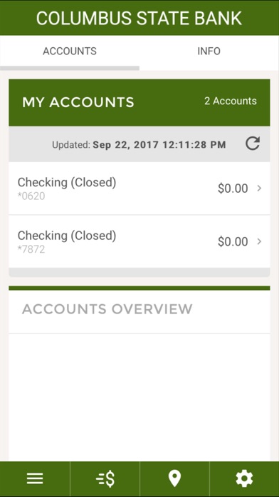 Columbus State Bank Screenshot