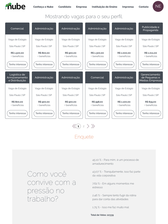 Nube Vagas iPad screenshot 2