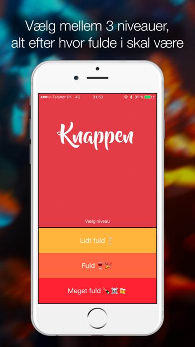 Knappen - Drukspil til fest Screenshot