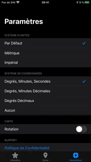 Capture d'écran de Altimètre & Précision sur iPhone 6