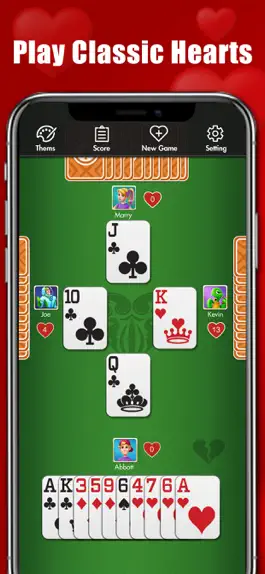 Game screenshot Hearts : Classic Card Games mod apk