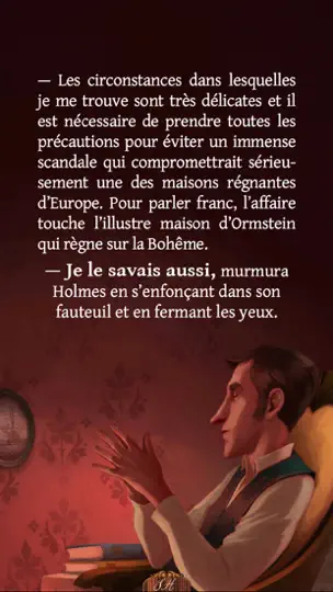 Capture d'écran de IDoyle: Sherlock Holmes sur iPhone 4