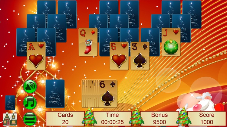 Xmas TriPeaks Card Solitaire screenshot-9