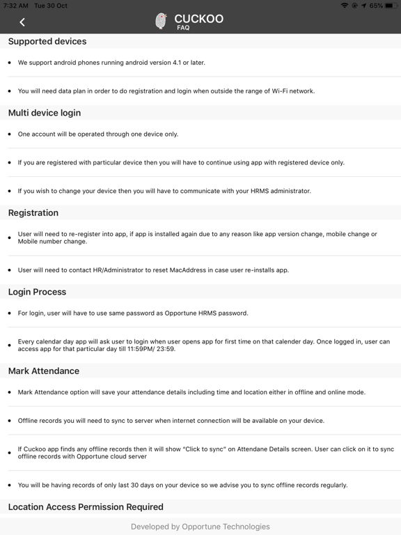 Screenshot #6 pour Cuckoo Tech App