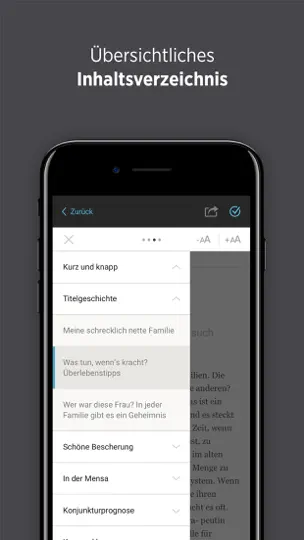 Screenshot von ZEIT Campus auf dem iPhone 3