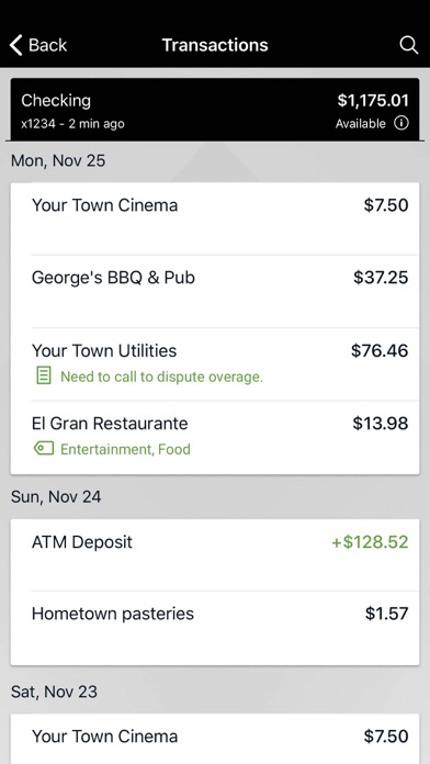 Watermark Bank Screenshot
