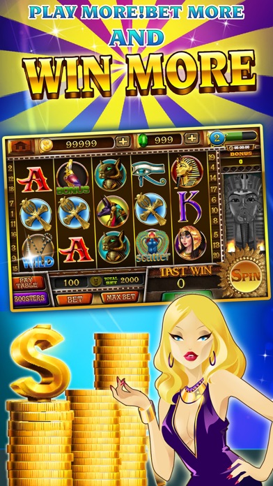 Slots - Pharaoh's Treasure Screenshot