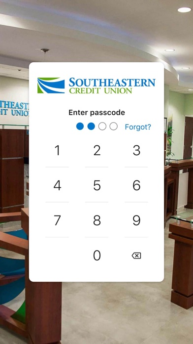 Southeastern Credit Union Screenshot