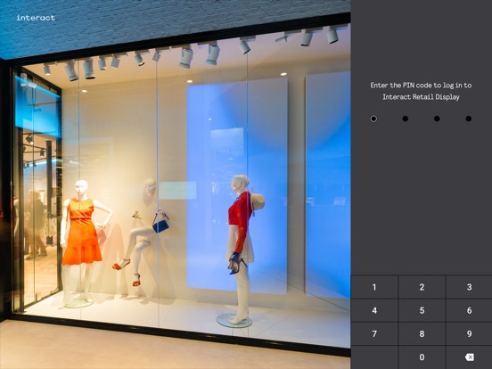 Interact Retail Display iPad app afbeelding 1