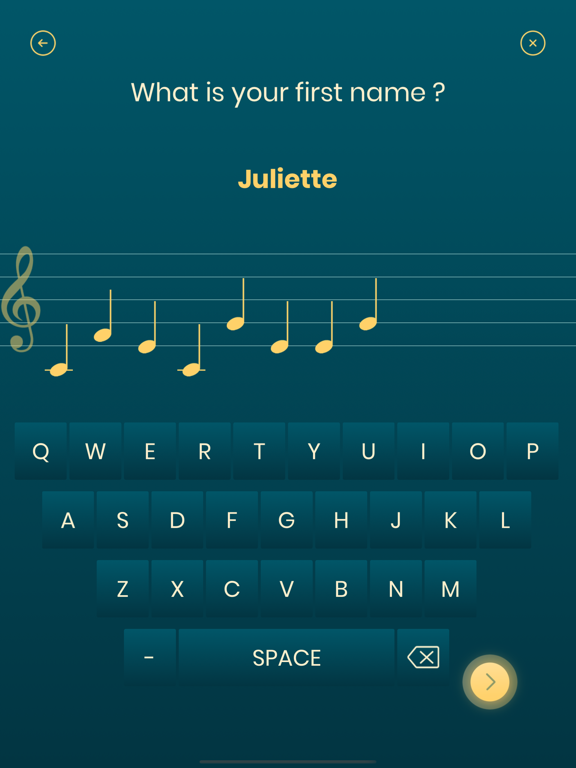 My Melody iPad screenshot 4 - Music app