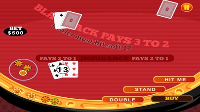 Screenshot #1 pour Blackjack Card Casino Bet 21
