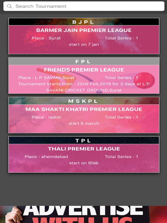 Screenshot #4 pour My Cricket App-Local Tournment