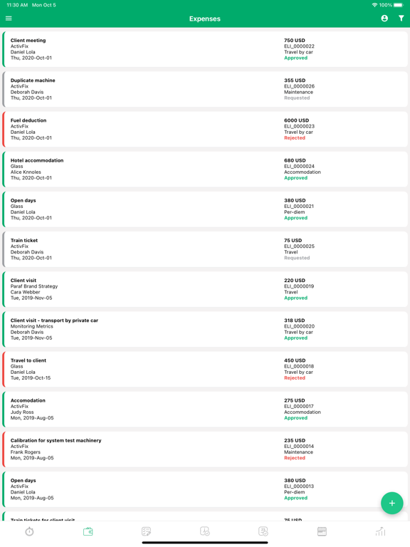 elapseit iPad screenshot