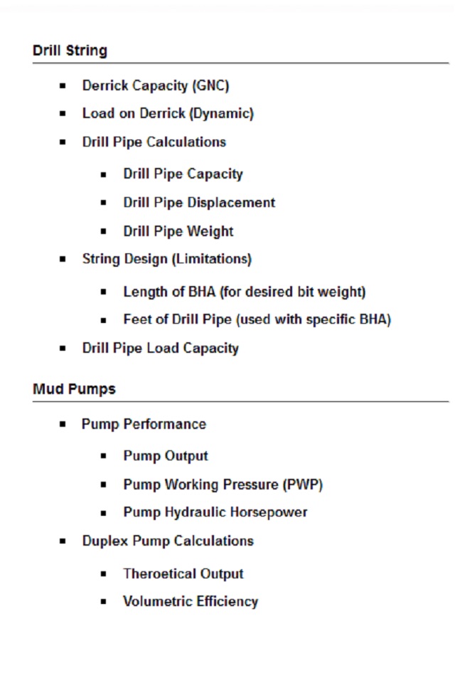 Oil & Gas Calculations screenshot 4