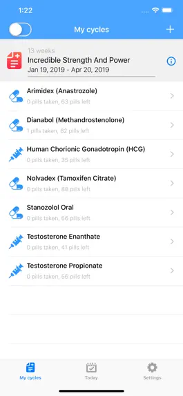 Game screenshot Anabolic Steroid Cycle Manager apk
