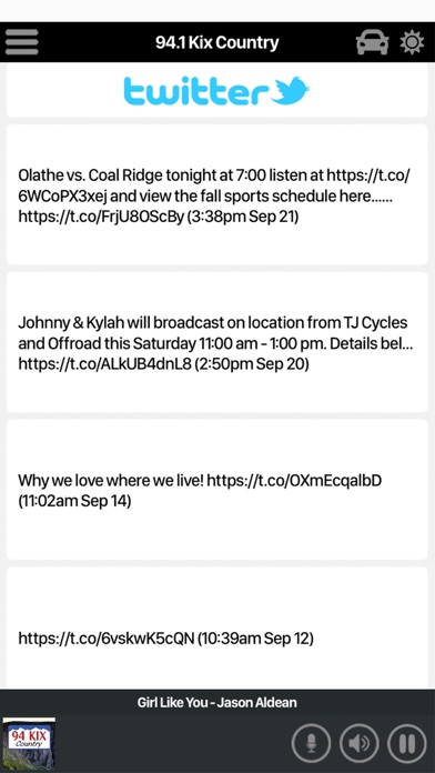 94.1 Kix Country screenshot 3