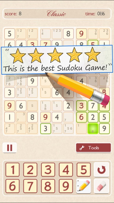 Screenshot #1 pour Sudoku Deluxe® Social