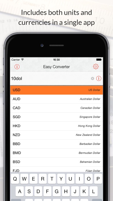 Easy Converter: Unit, currency Screenshot