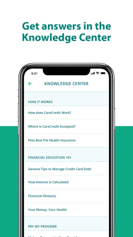 CareCredit Mobile screenshot 9 of 10