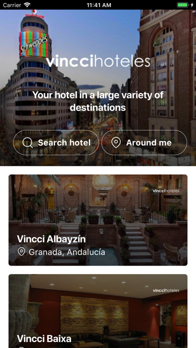 Vincci Hoteles Screenshot