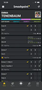 Smashpoint Tennis Tracker screenshot #2 for iPhone