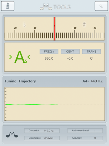 Screenshot #6 pour Elegantune Pro Chromatic Tuner