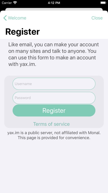 Monal - XMPP chat screenshot-5