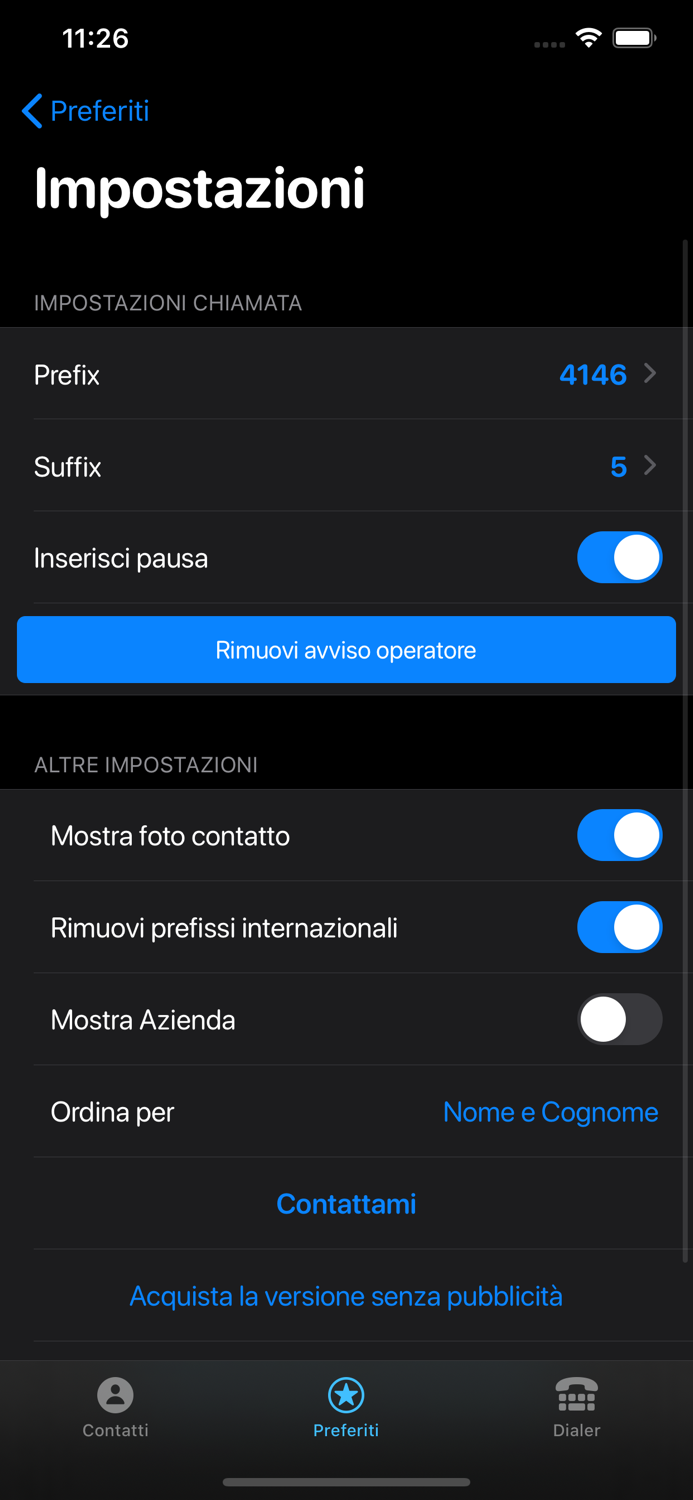 Corporate Call Prefisso 4146