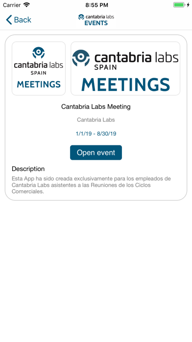 Cantabria Labs Events screenshot 2