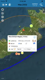 earthquake+ alerts, map & info iphone screenshot 3