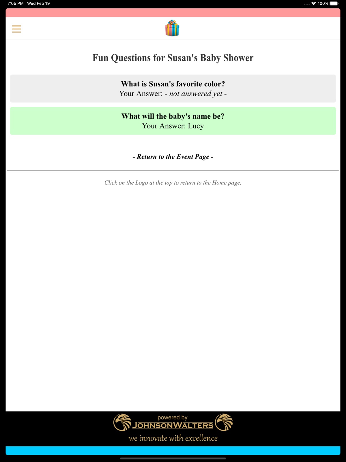 Baby Shower Registry ipad screenshot 4