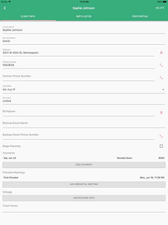 Screenshot #5 pour Doula Life