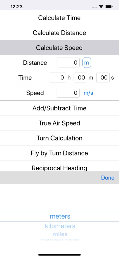 Flight Calculator - Navigation App | MWM