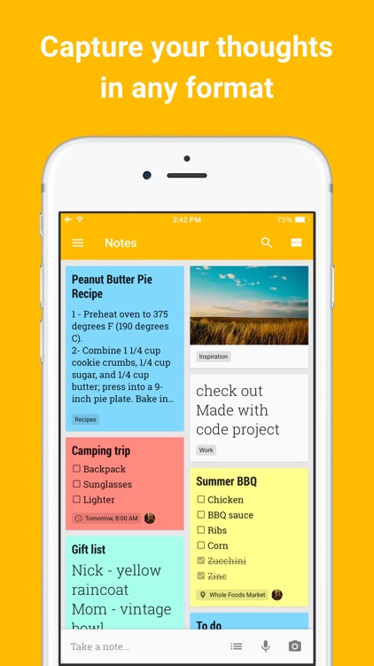Google Keep - Notes and lists