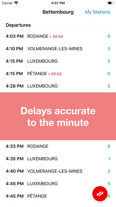 BH — Horaires des trains screenshot 2