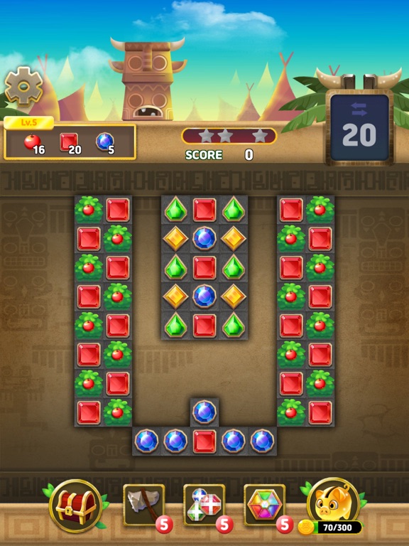 Temple Gem : Match 3 Puzzleのおすすめ画像5