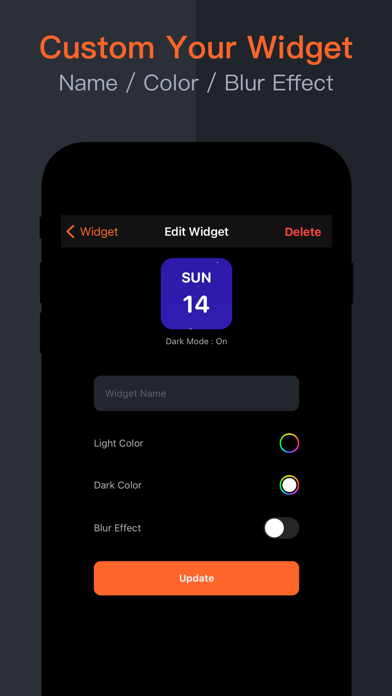 Transparent Widget - OneWidget Screenshot