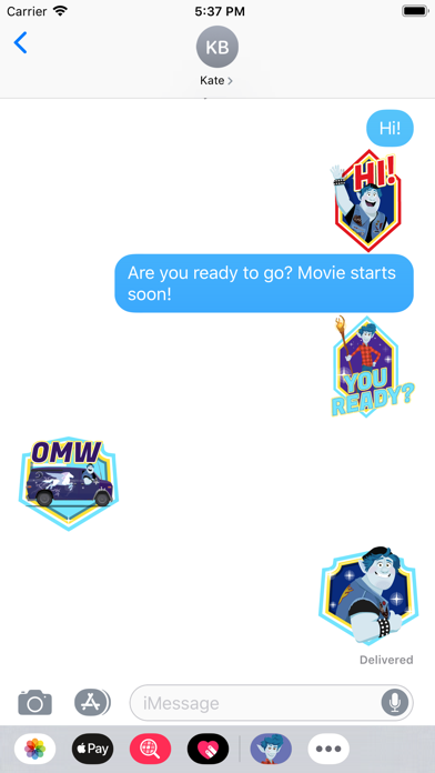 Pixar Stickers: Onwardのおすすめ画像5