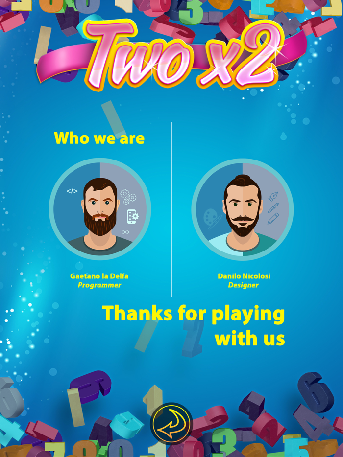 Two For 2 match the numbers